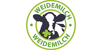 Logo "Weidemilch"