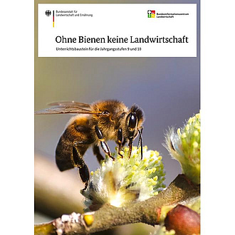 Cover der Broschüre "Ohne Bienen keine Landwirtschaft"