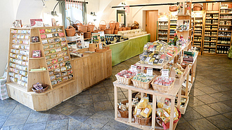 Blick in einen Hofladen