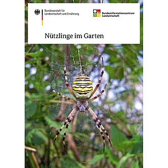 Cover der Broschüre "Nützlinge im Garten"