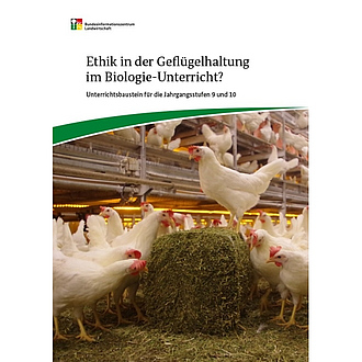 Titelbild der Broschüre Ethik in der Geflügelhaltung